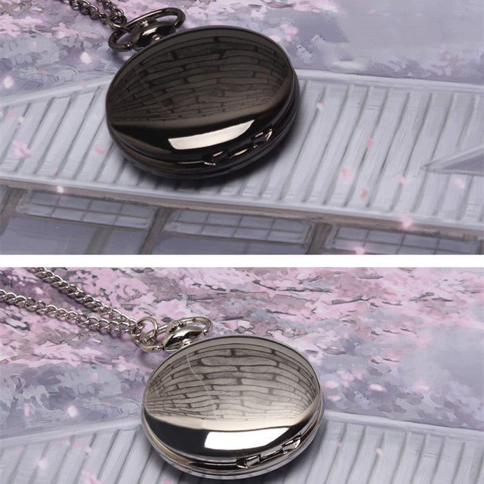 Retro Bronze Steampunk Quartz Pocket Watch Stainless Steel Chain Necklace 30cm For Men For Women With Gift Box - Vintage Exquisite Elegant Unisex