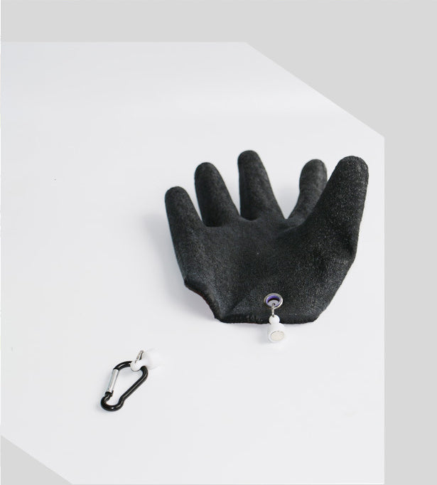 Fiskehandskar Anti-halk Skydda handen från punktering repor Fisherman Professional Catch Fish Latex Jakthandskar Vänster Höger