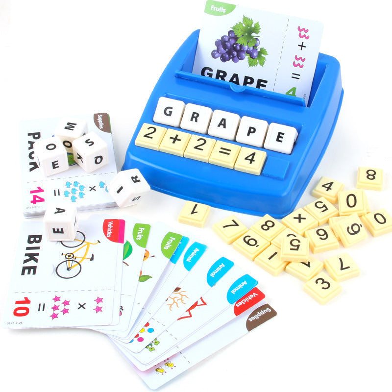Jeu de bureau Alphabet, apprentissage des nombres, jouets d'éducation précoce assortis