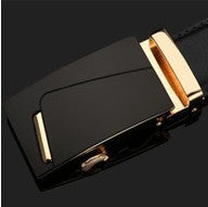 Men's Leather Two-Layer Business Korean Classic Suit Belt - Professional Durability