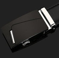 Men's Leather Two-Layer Business Korean Classic Suit Belt - Professional Durability