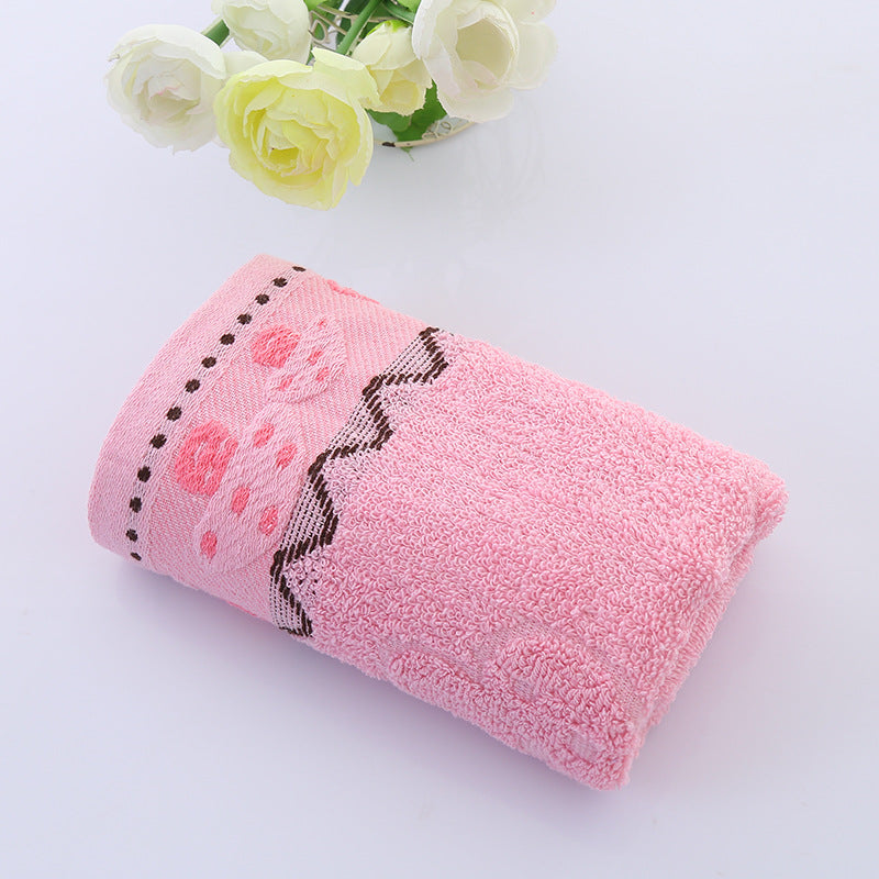 Serviette de visage en coton