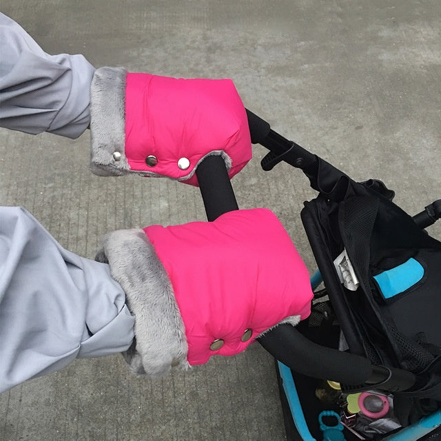 Varma handskar för barnvagn