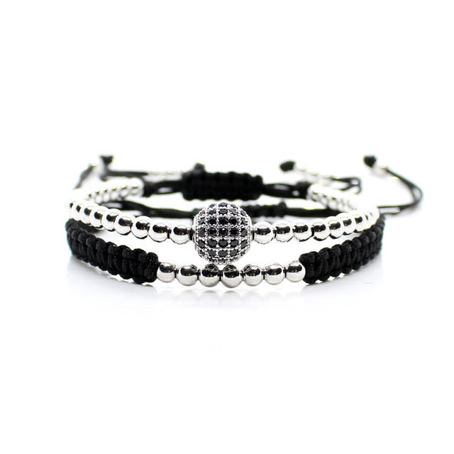 Herr Fotlänk Armband Hängen Armringar Silver