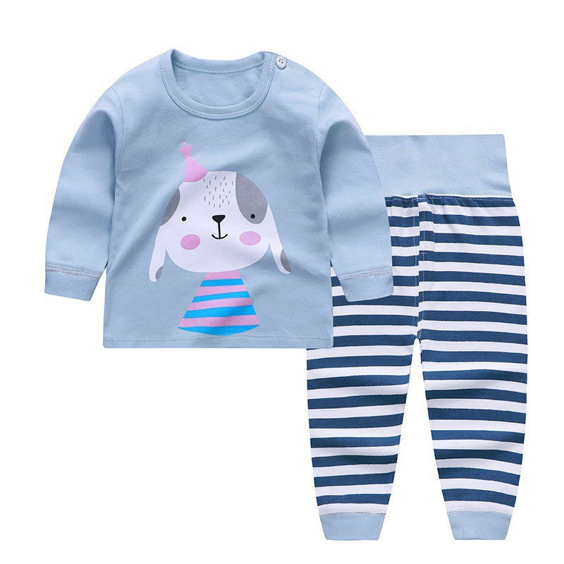 High Waist Belly Protector Baby Underwear Set