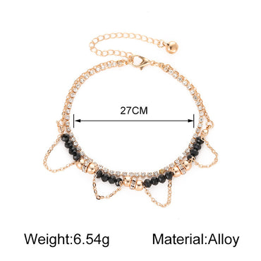 Armband Etnisk stil pärlstav diamant tofs armband