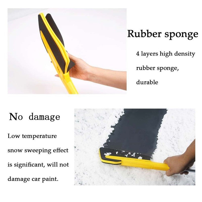 Ny stil Bil EVA snöskyffel Multifunktionell snöskyffel Lång stav Avisning Issopningsverktyg Snöborttagningsborste för vintern