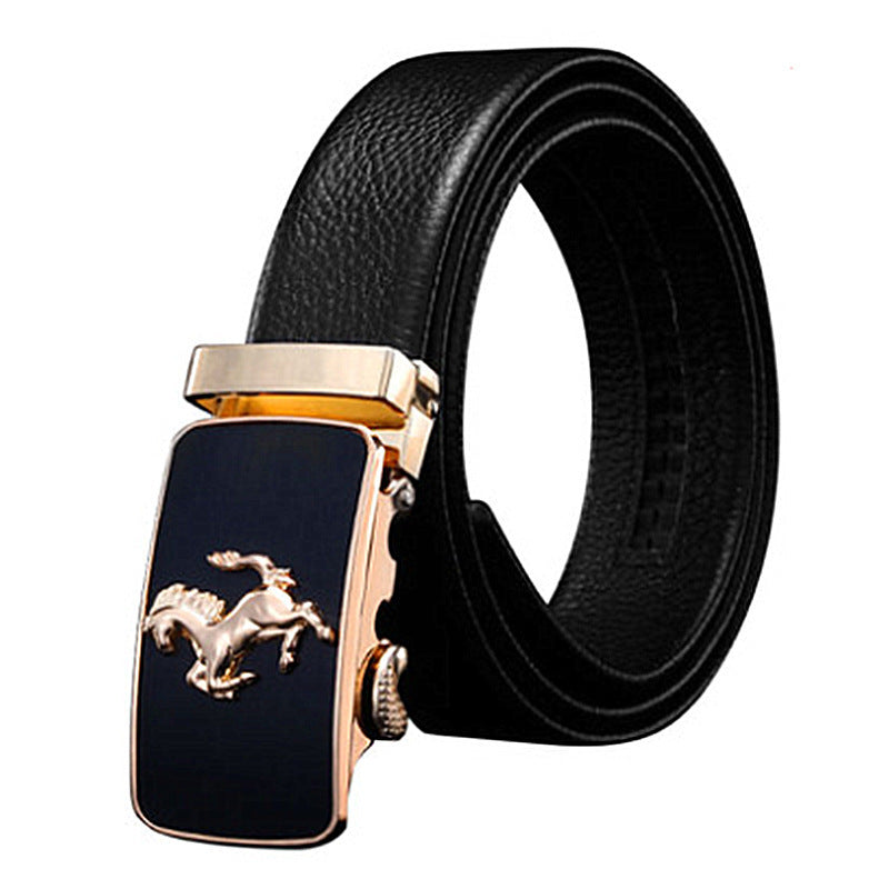 Men's Plus Size Extended Automatic Buckle Belt - Inclusive Comfort