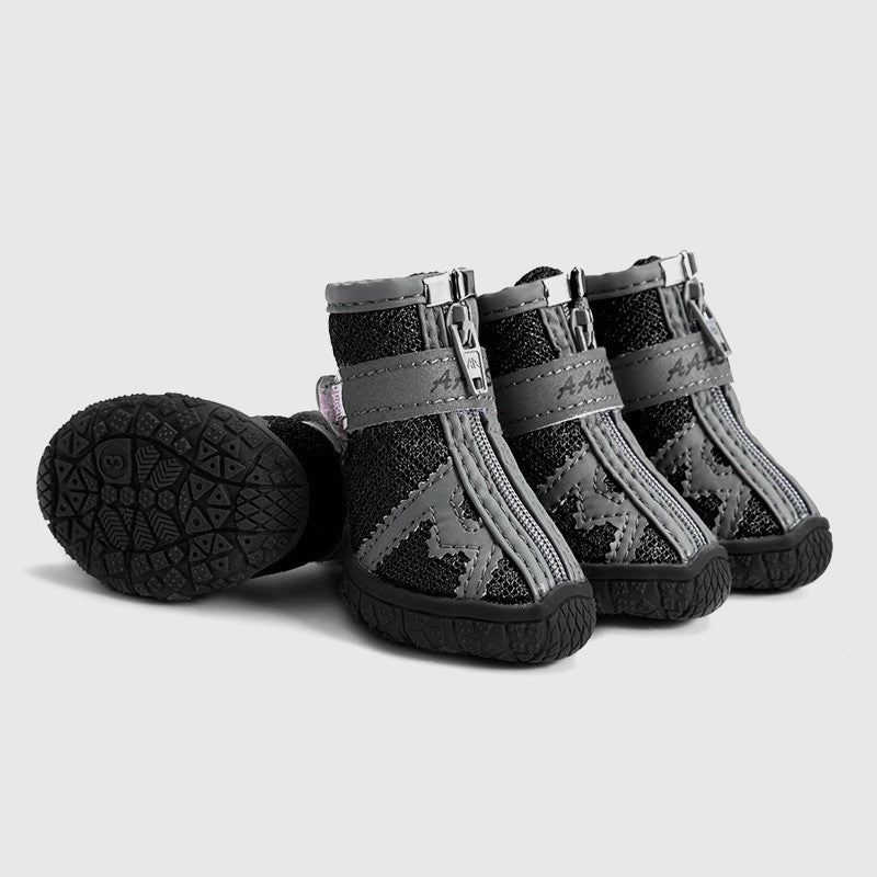 Pet Dog Shoes Vattentäta regnstövlar