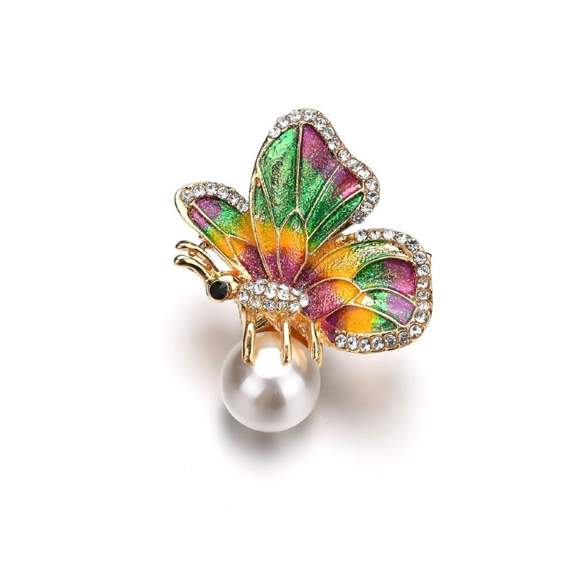 Color Butterfly Brooch - Elegant Accessory