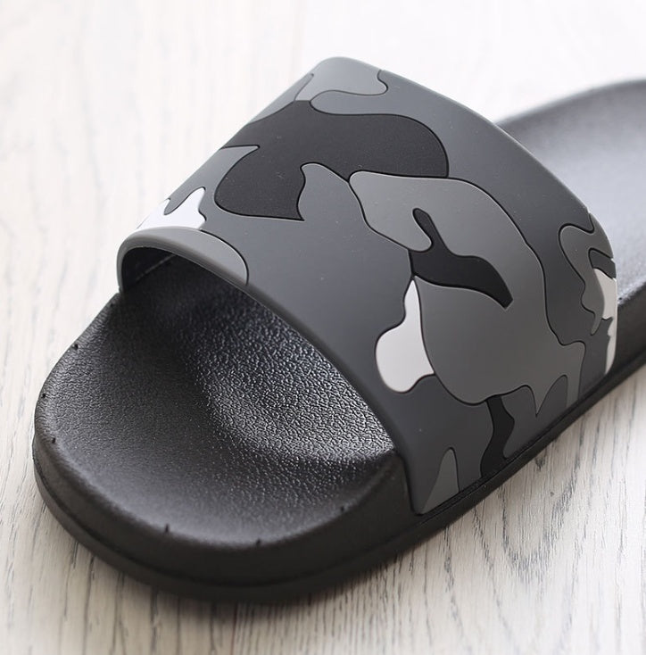 Indoor Slippers Extra Large Men's Home Bathroom Slippers Sandals and Slips Extra Large Bathing Shoes Summer