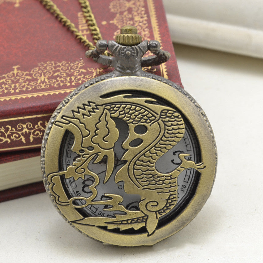 Montre de poche à cordon pour hommes Jin Shiying