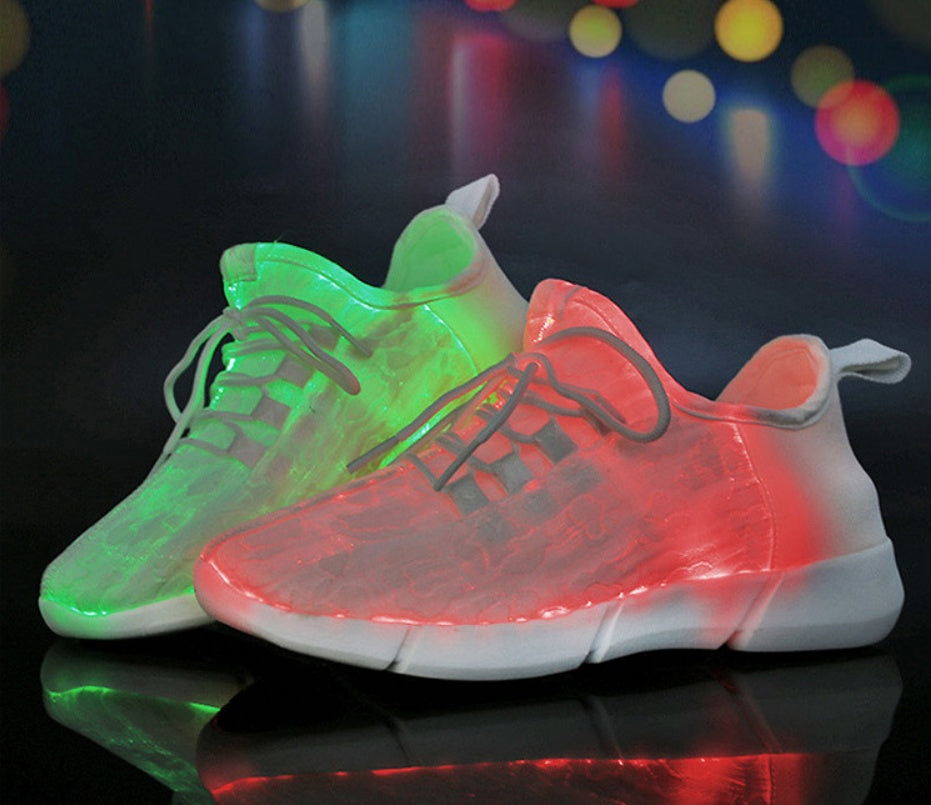 Fiberoptiska LED-skor