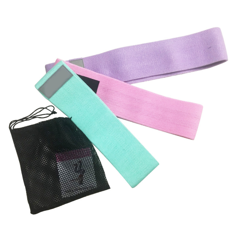 Professional Resistance Band Hip Circle - Latex Mesh (76x8cm, 3 Sizes, S/M/L Tension Levels)