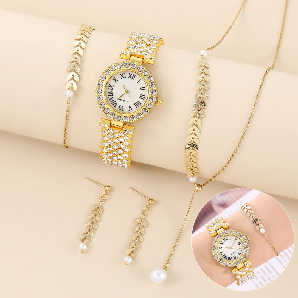 Diamond Women Watches Luxury Fashion Rhinestone Quartz Bracelet Wrist Watch For Women - Glamorous Sophisticated Elegant Sparkling