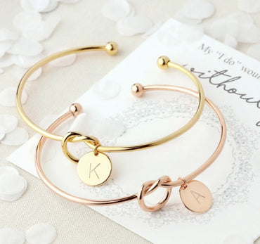 New Fashion Hot Rose Gold / Silver Plating Letter Bracelet Charm Chain Bracelet Women's Personality Jewelry