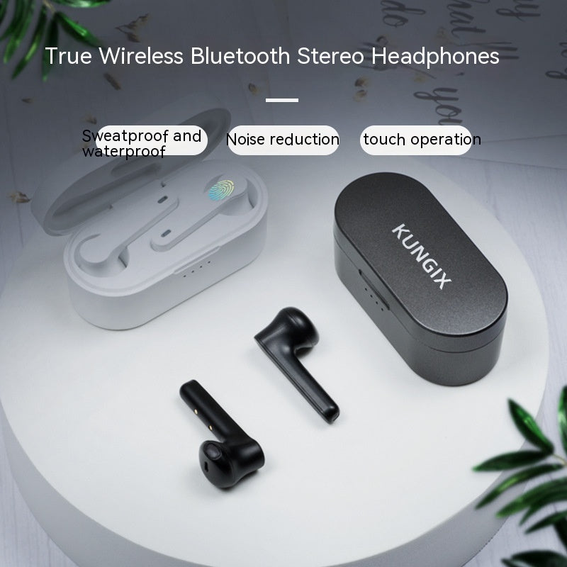 Halvt In-ear Bluetooth Headset HD Ljudkvalitet Kompakt