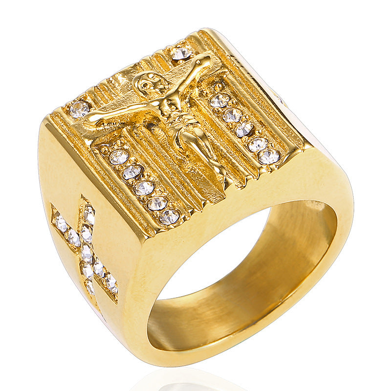 Jesus kors ring