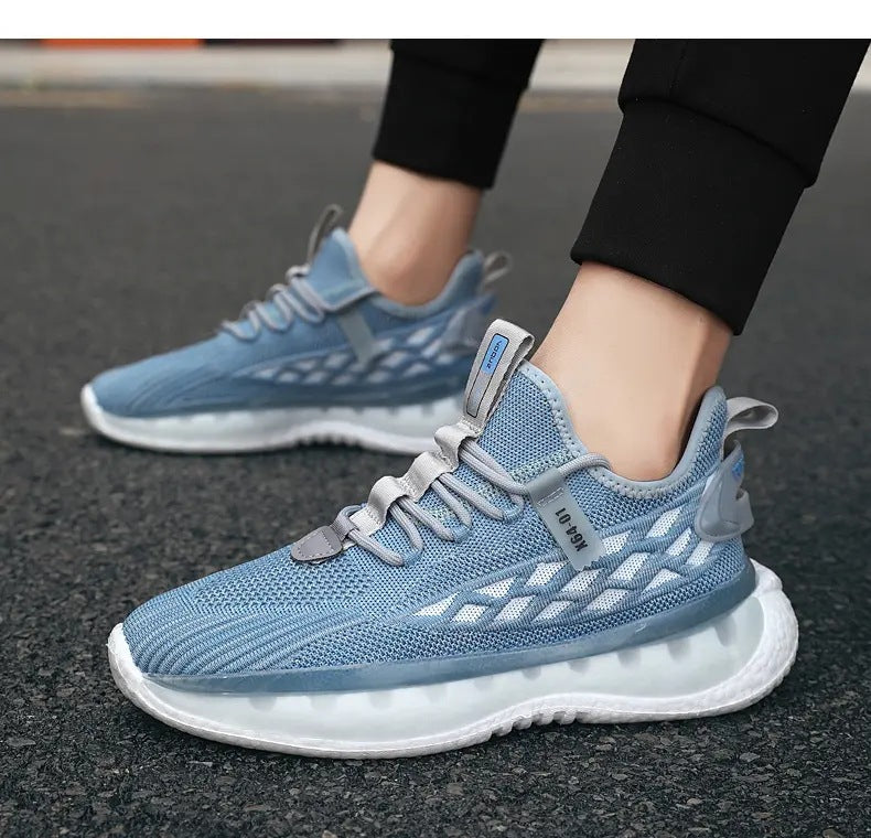 Mesh Sneakers Herr Löparskor med snörning