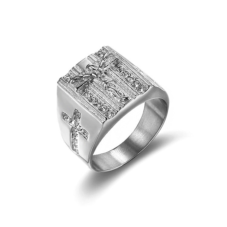 Jesus kors ring