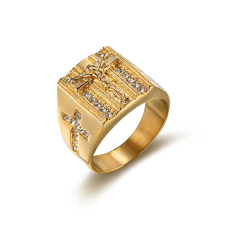 Jesus kors ring