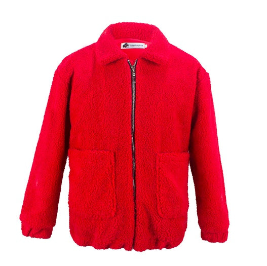 Manteau en peau de mouton pour femme, veste chaude et épaisse en peluche, automne hiver