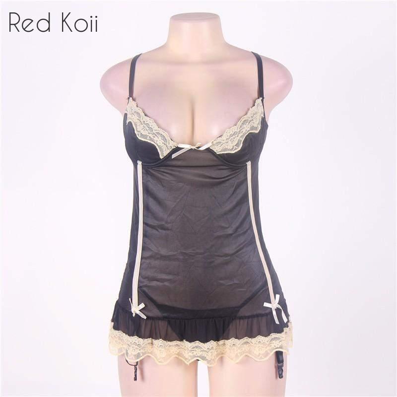 Sexy See-Through Babydoll Lingerie - Elegant Intimate Apparel