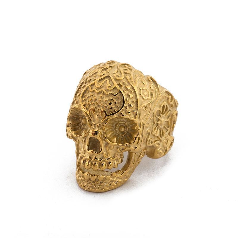 Skull Ring Smycken Mode Ring