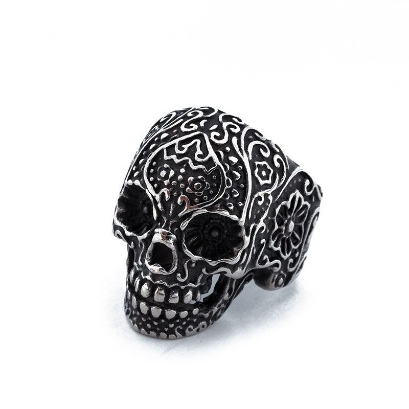 Skull Ring Smycken Mode Ring