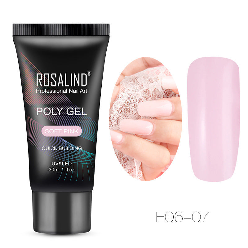Professional Crystal Nail Extension Gel - 30ml Phototherapy Colloid | Durable Convenient Formula