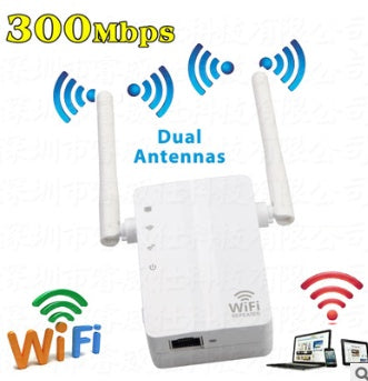 Tillverkare direkt 300M WIFI-signalförstärkare, trådlös router repeater liten ångad brödrepeater