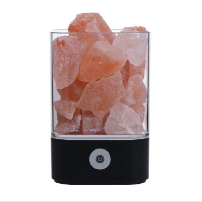 USB Crystal Light Himalayan Salt LED-lampa