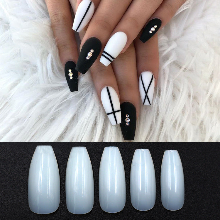 Transparent Natural Nail Tips - 500 Pieces ABS | 10 Sizes EU/USA Certified