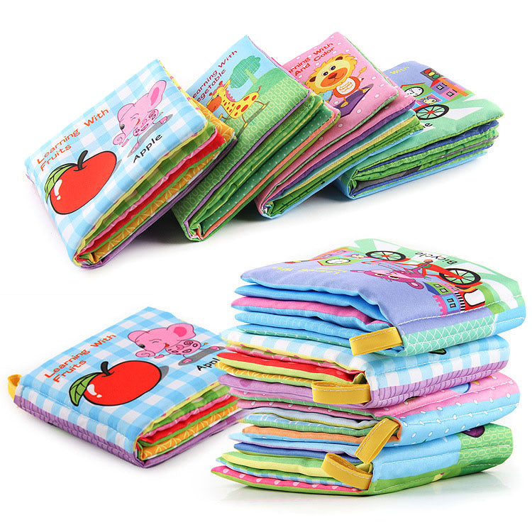 Livre en tissu pour bébé, matériel pédagogique, développement, jouets éducatifs pour la petite enfance