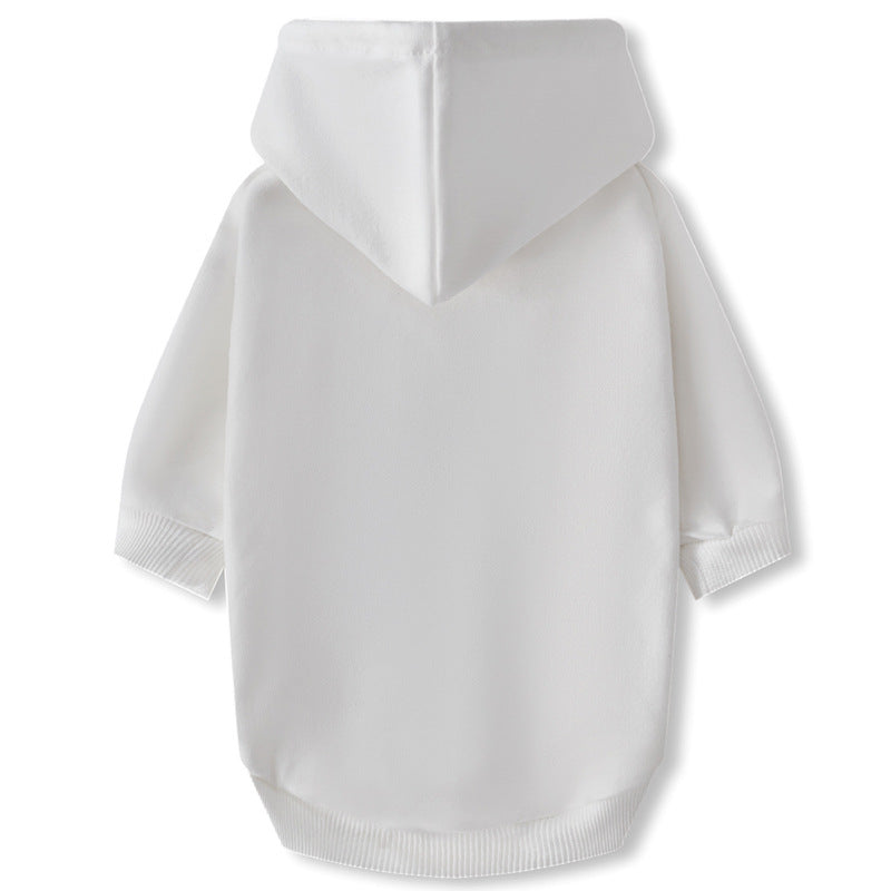 Vêtements à capuche en coton pour chien, pull vierge pour animaux de compagnie