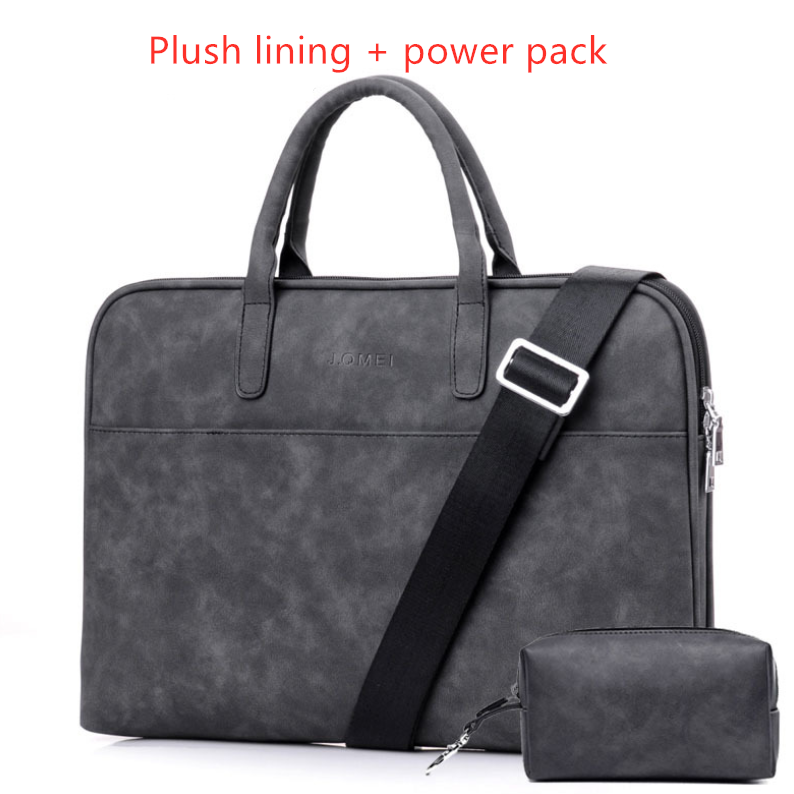 Laptopväska i konstläder för kvinnor