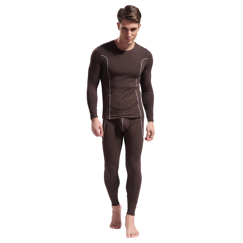 Ensemble de sous-vêtements fins pour hommes en fibre de bambou