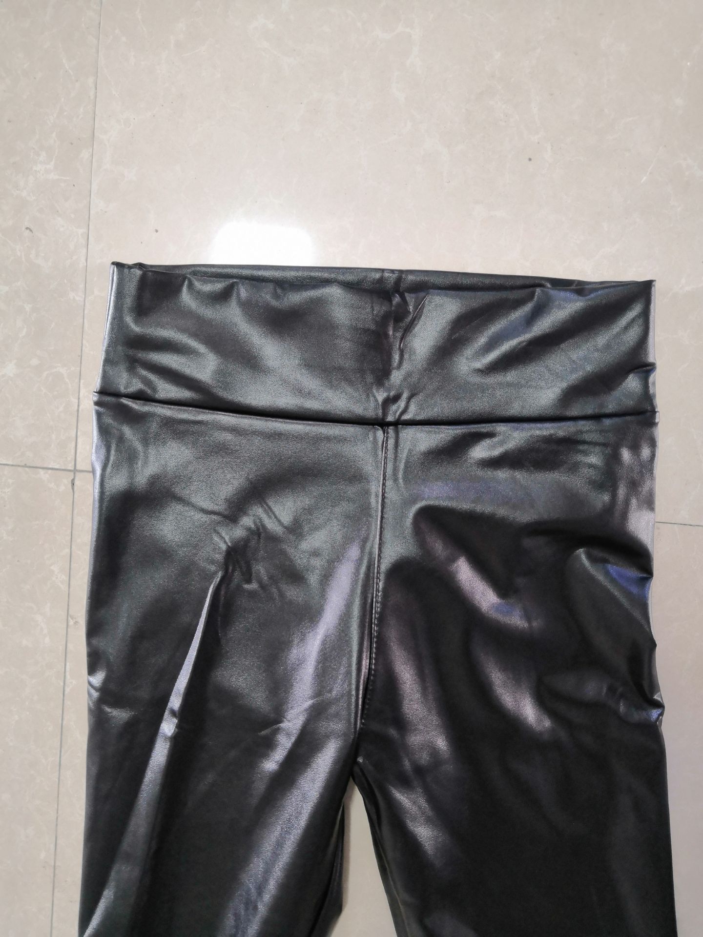 Leggings réfléchissants sexy pour les jeunes filles byxor élastiques