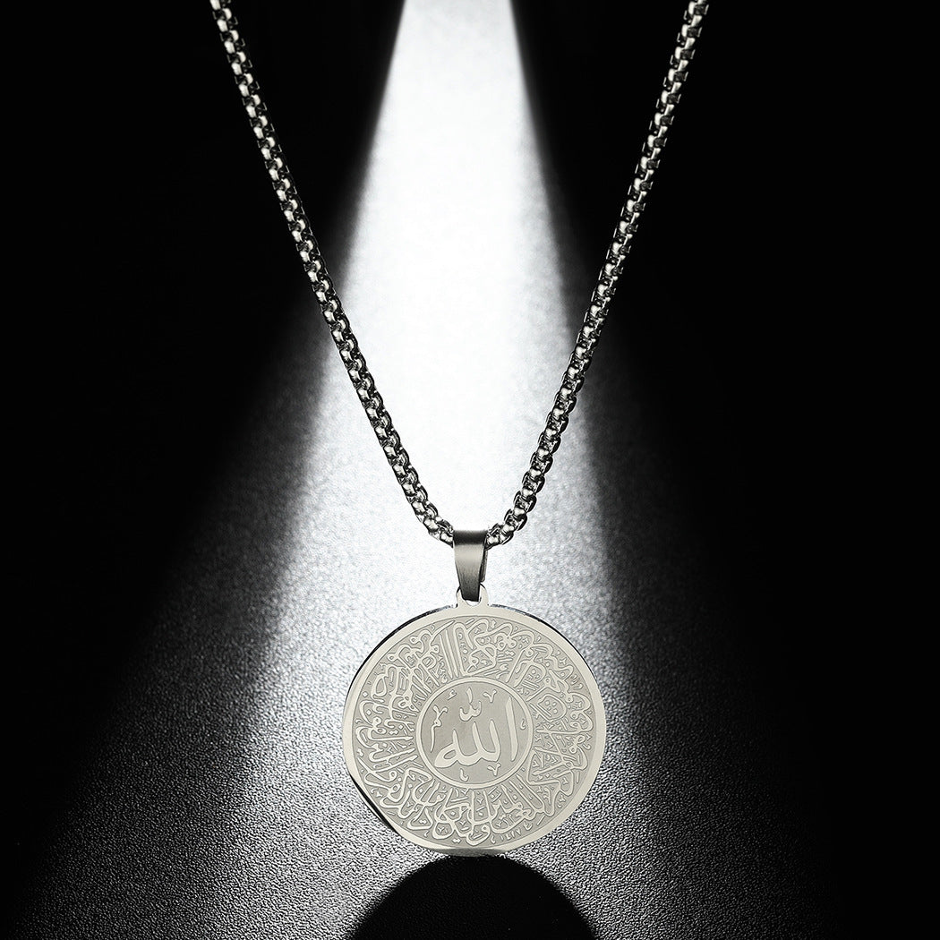 Collier Calligraphie Homme Accessoires Bijoux