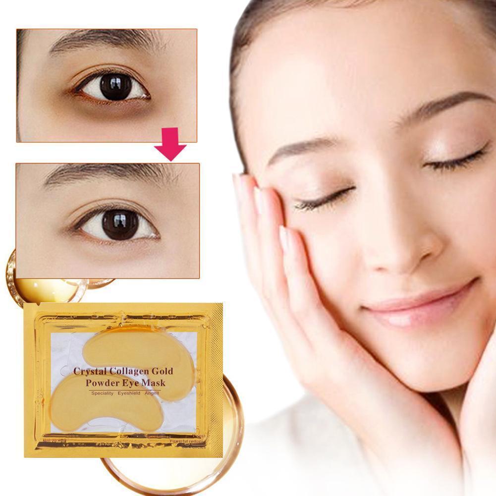 Skönhet Guld Kristall Kollagen Plåster för ögon Anti-aging Akne Ögonmask Koreansk kosmetika Hudvård
