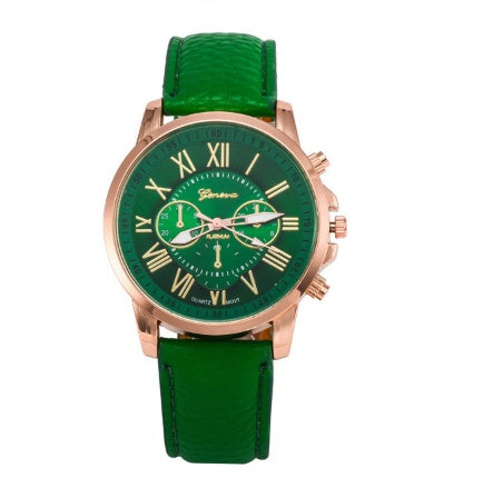 Three Eye Watches Retro GENEVA Geneva Students Couples Watches Men's Belts Quartz Trends Watches - Stylish Functional Reliable Trendy Timeless Modern