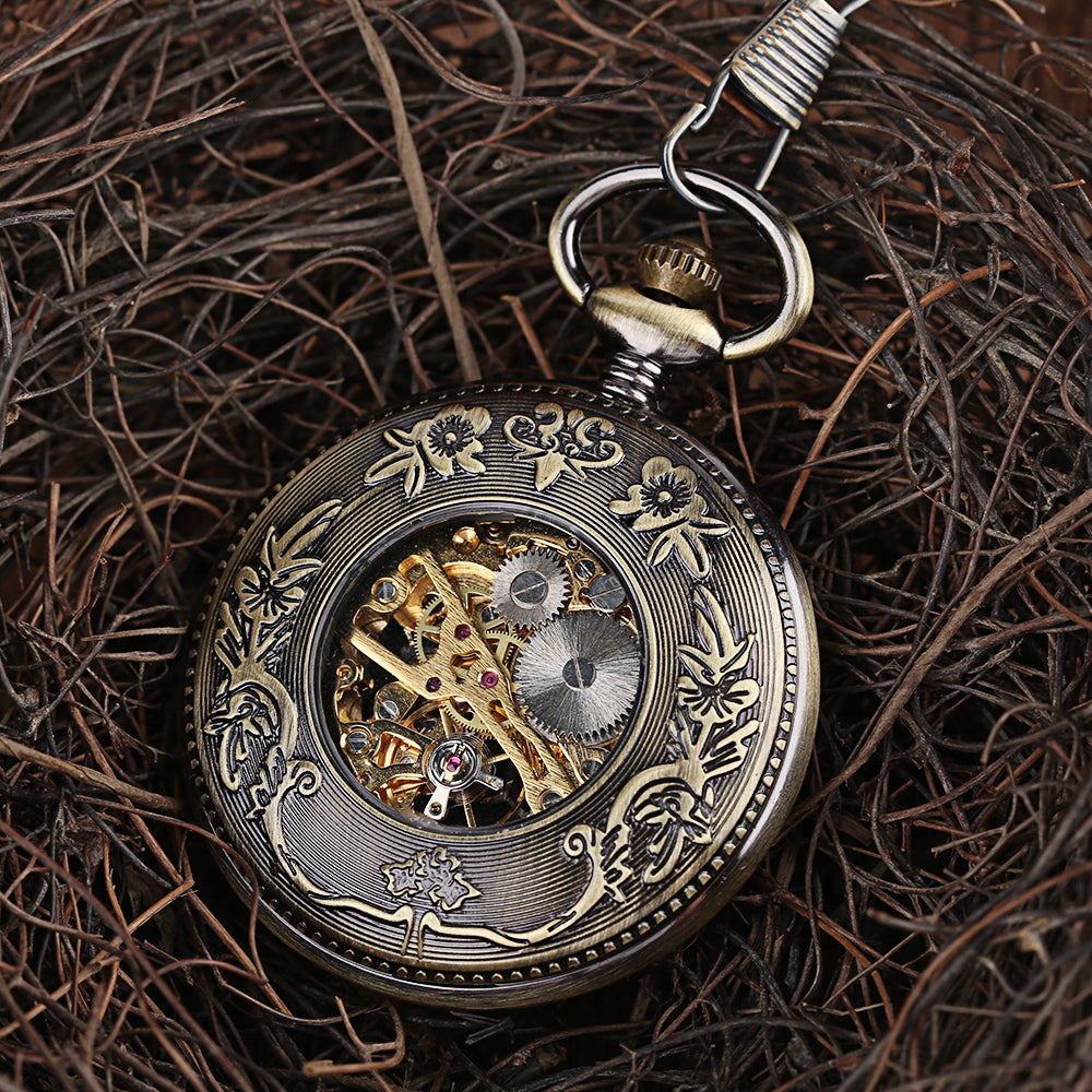 Eagle Manual Mechanical Pocket Watch - Timeless Elegant Precision Sophisticated Durable Fine Watchmaking Artistry