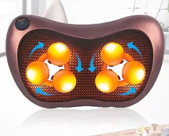 Multifunctional Neck Massager - Electric Massage Pillow for Home & Car