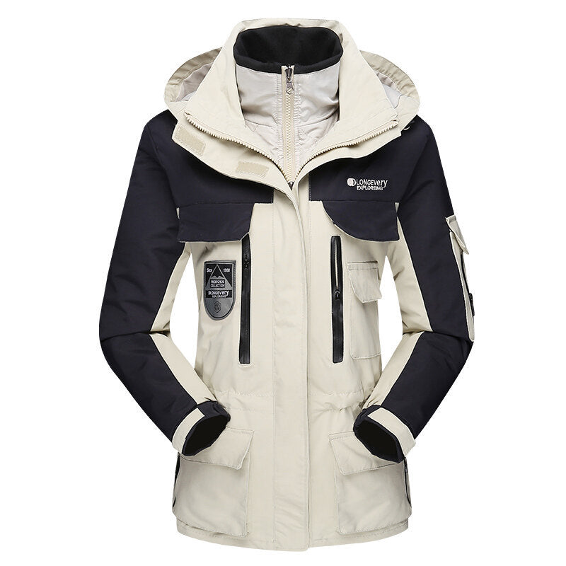 Veste trois en un avec deux vestes détachables