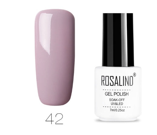 ROSALIND Pure Colors Gel Polish Collection - 7ML | 58 Colors + Base/Top UV/LED
