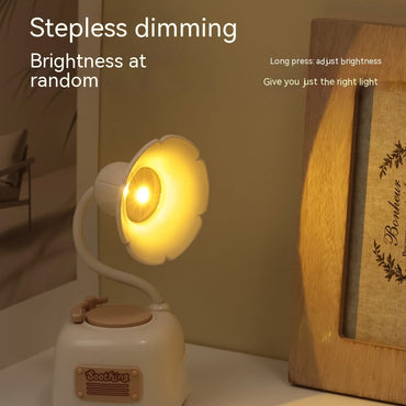 Lampe phonographe rétro créative, lumières à intensité variable sans électrode, décoration de maison