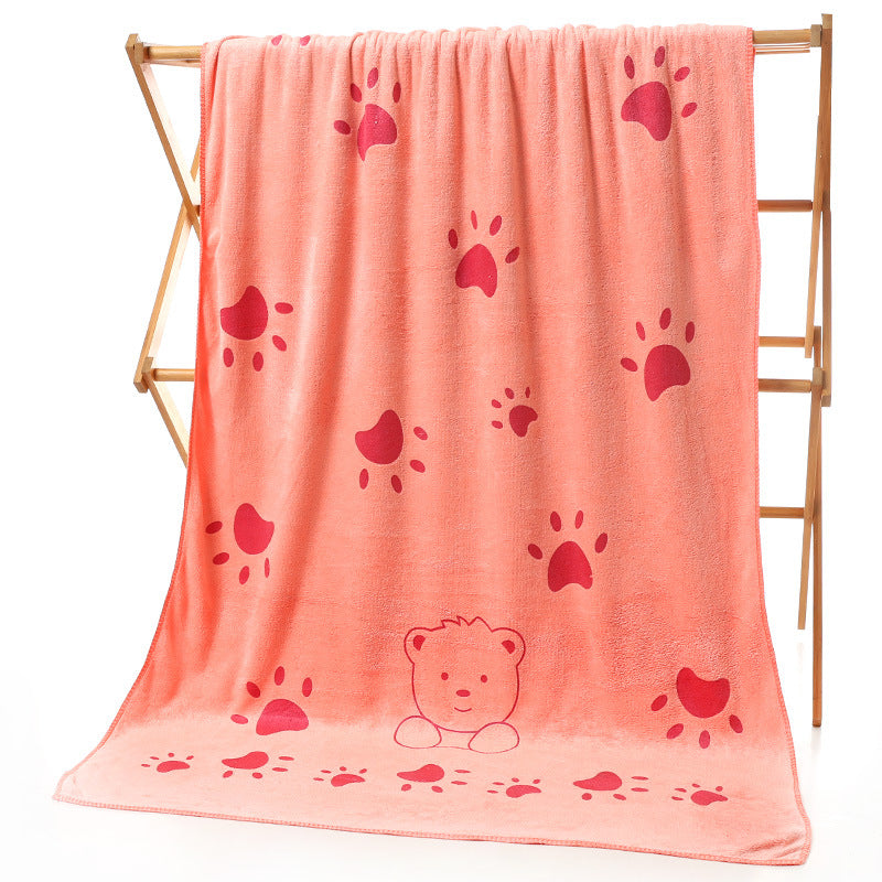 Serviette de bain serviette de plage imprimé dessin animé