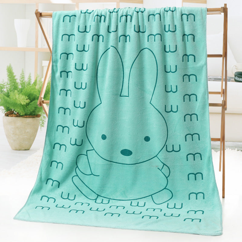 Serviette de bain serviette de plage imprimé dessin animé