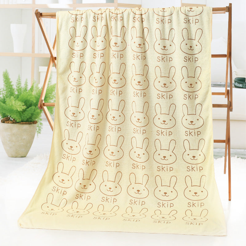 Serviette de bain serviette de plage imprimé dessin animé