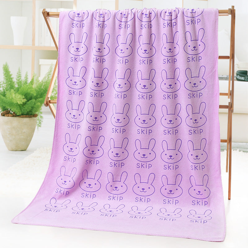 Serviette de bain serviette de plage imprimé dessin animé